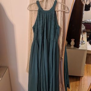 Teal Modcloth formal high-low dress